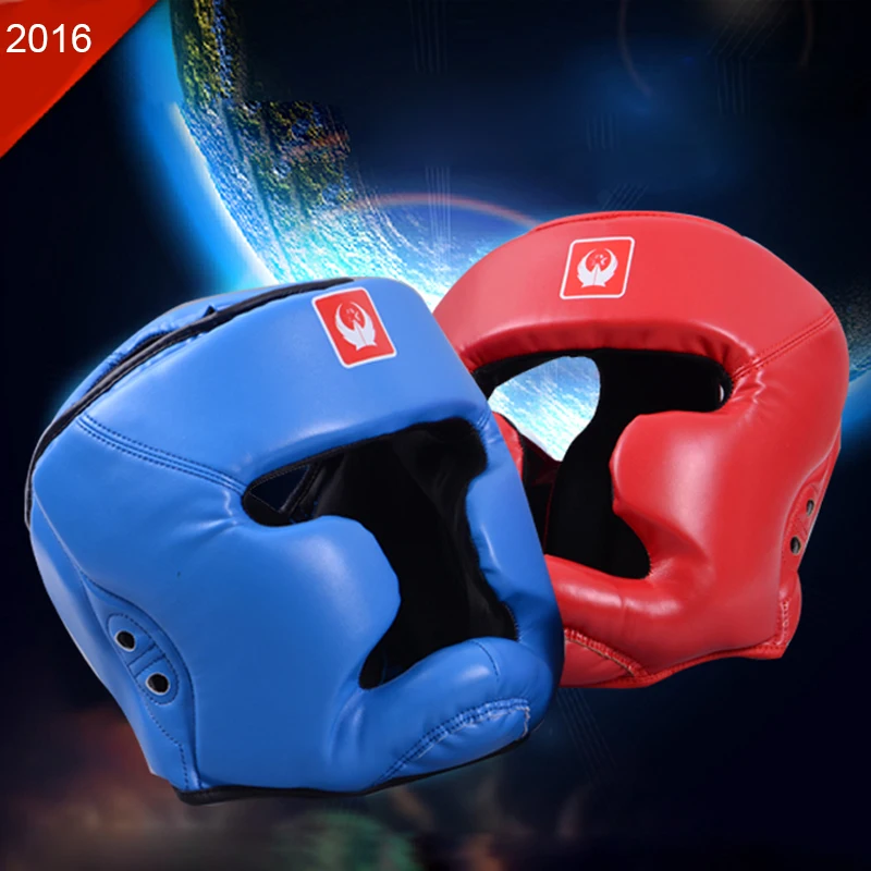 Боксерский шлем для тхэквондо защита головы шлем для борьбы саньда боксео 2 цвета на выбор