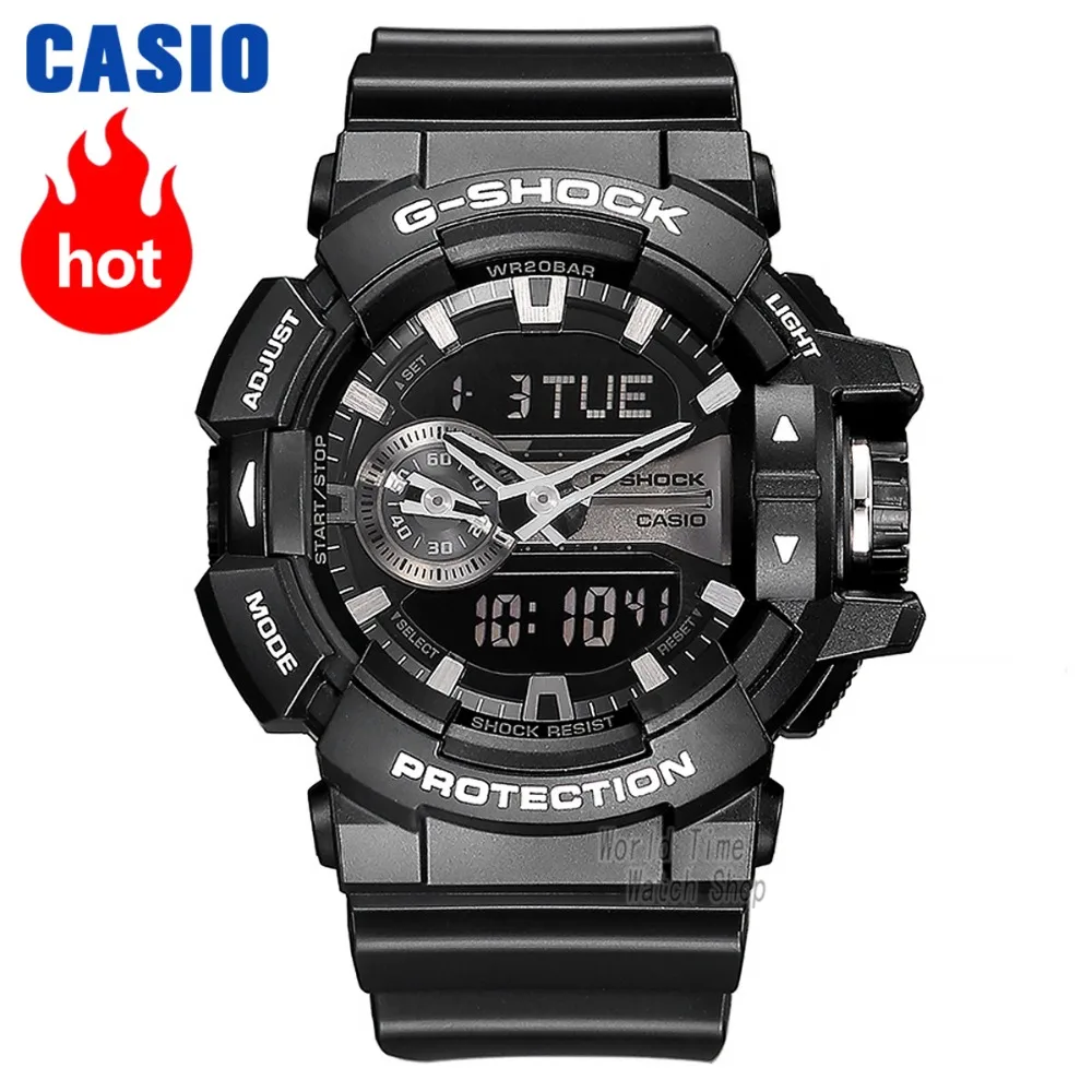 Casio watch G-SHOCK Men's Quartz Sports Watch Network Top Selling Small black watch outdoor g shock Watch GA-400GB