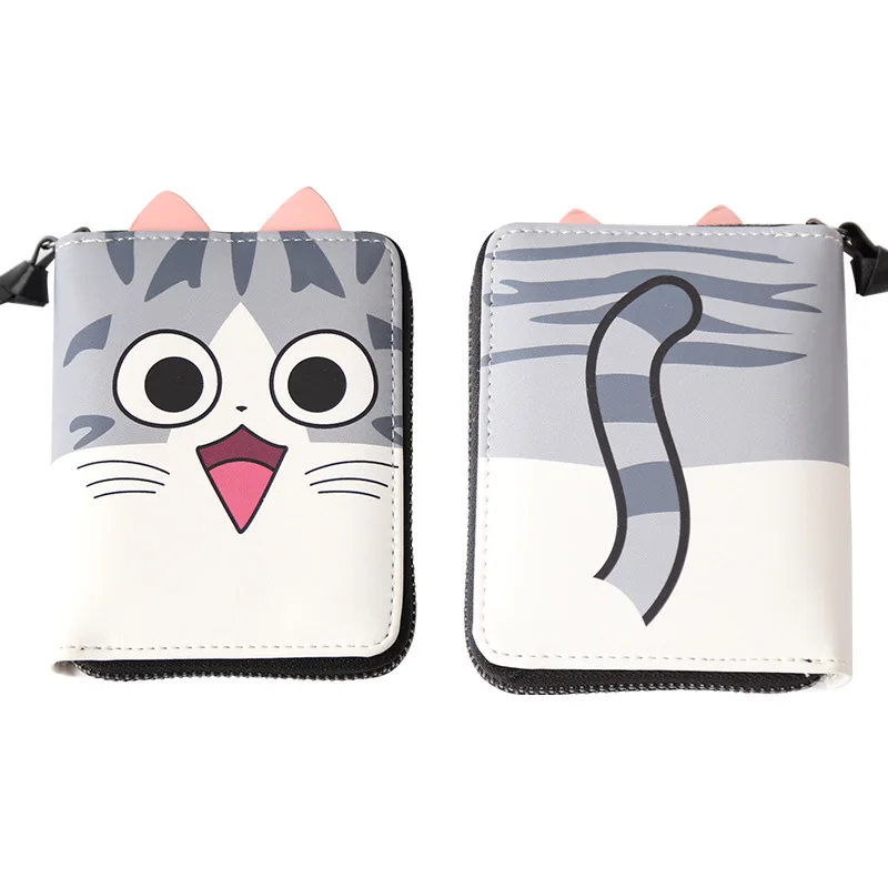 Высококачественные кошельки Сейлор Мун Луна Короткие Кошельки в стиле Нацумэ