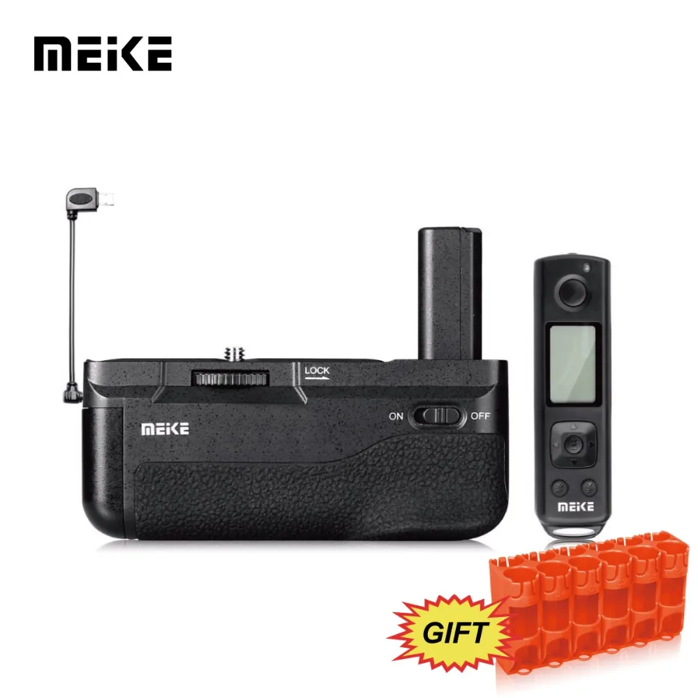 Günstig Meike Die Neue MK A6500 Pro Batterie Griff Eingebaute 2,4 GHZ Fernbedienung Vertikale schießen Funktion für Sony a6500 kamera