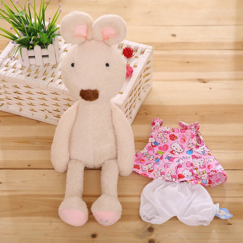 30cm Doll Clothes for Rabbits/Cats/Bears Plush Toys Dress Skirt Coat Clothes Accessories for 1/6 BJD Dolls Girls Kids Gifts 6