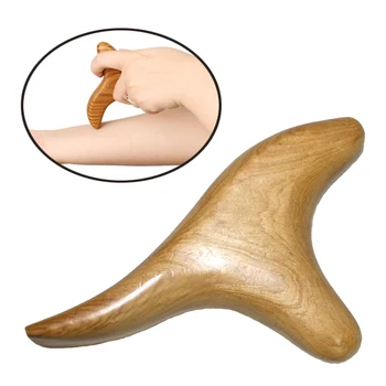 

1Pcs Triangle Trigeminal Body Relax Fragrant Wood Neck Shiatsu Wooden SPA Therapy Massager Blood Circulation Z57701