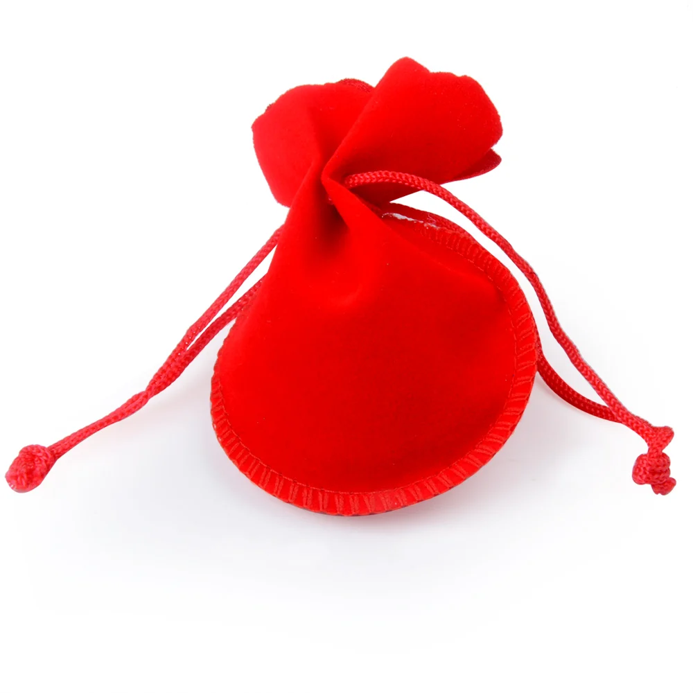 Chanfar см 25 шт. 7x9 см бархатная сумка белый красный черный розовый зеленый шнурок мешок Calabash форма подарок и упаковка сумки для свадьбы