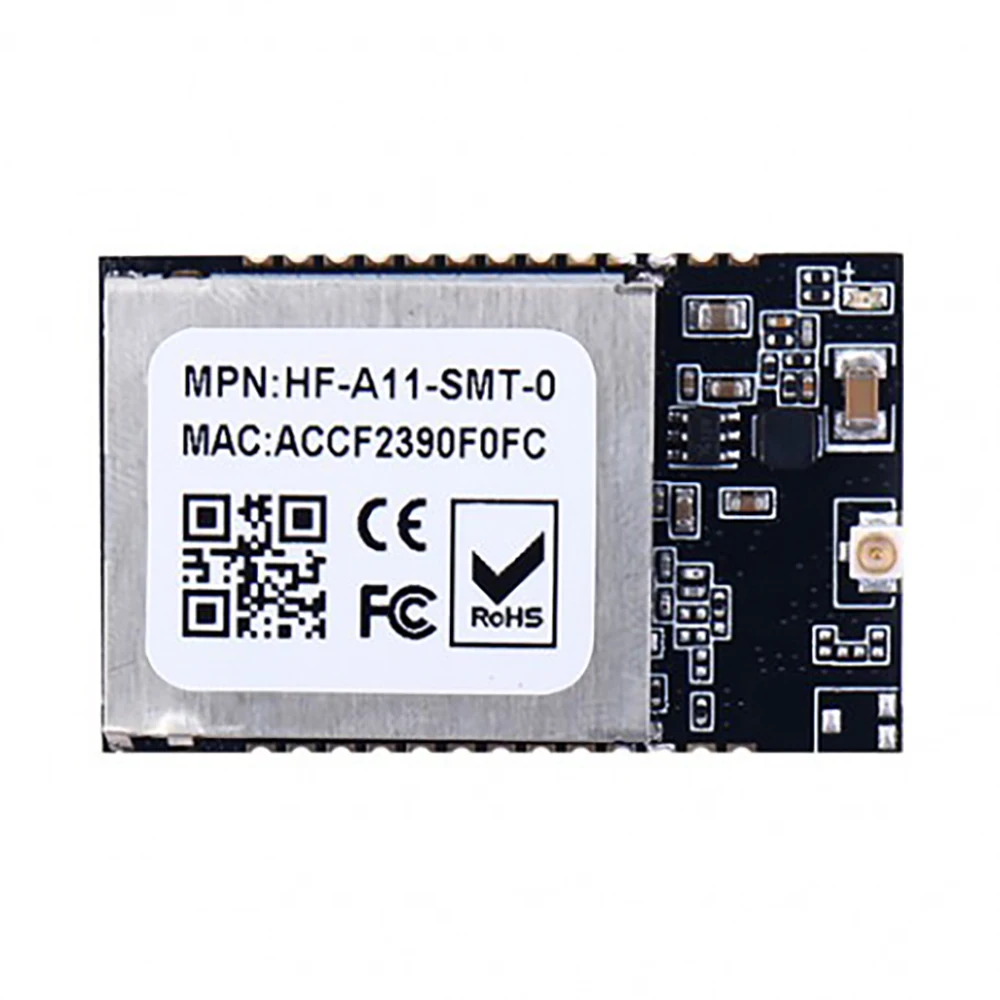 

UART Serial Port WIFI Module SMD Single Chip Wireless Network Module Support TCP IP UDP Protocol with Ethernet USB Interface 239
