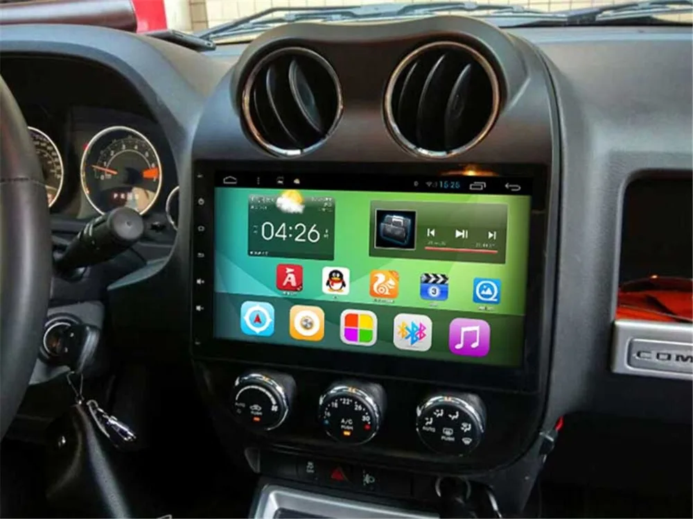 Best 10.2" Android Car Multimedia Stereo GPS Navigation DVD Radio Audio Sat Nav Head Unit Autoradio for Jeep Compass 2016 2017 2018 1