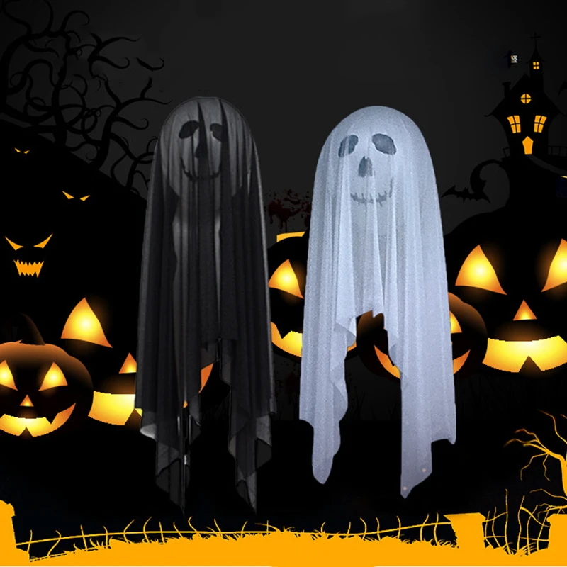

67*39inch Halloween PVC Inflatable Balloon Veil Animated Ghost Outdoor Yard Shopping mall Decor Halloween Party Supplies New