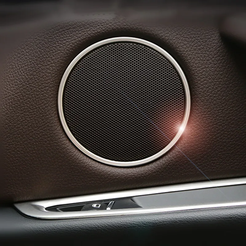 4 шт./компл. Нержавеющая сталь Стайлинг автомобиля двери Динамик крышка аудио кольцо отделкой для BMW X3 G01 G08 аксессуары