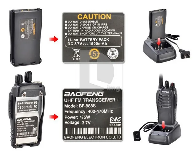 DHL+ 2 шт./лот Baofeng BF-888s портативная рация baofeng bf888s