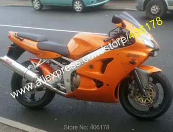 

For ninja ZX-6R ZX 6R 636 ZX6R 00 01 02 ZX636 ZX-636 2000 2001 2002 Orange Fairings kit (Injection molding)