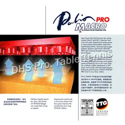 Palio MACRO PRO (Tensor, Германия) pips-in настольный теннис/pingpong резиновый с губкой