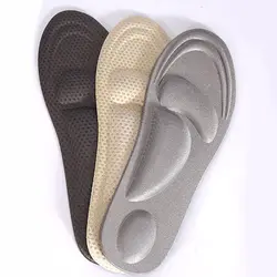1 пара мягкой дышащей обуви на высоком каблуке 4D стельки для женщин поддержка свода стопы ортопедическая Массажная вставка шок комфорт
