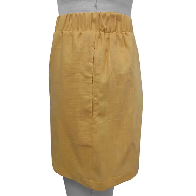 New Women Short Summer Hot Sale Beach Fashion Casual High Waist Loose Casual Cotton Linen Pockets Shorts Pants #4A19 (13)
