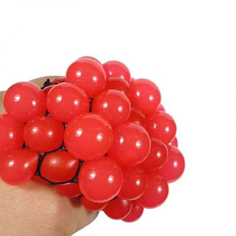 

New Anti Stress Ball Novelty Fun Splat Grape Venting Balls Squeeze Stress Reliever Toy Funny Gadgets Gift