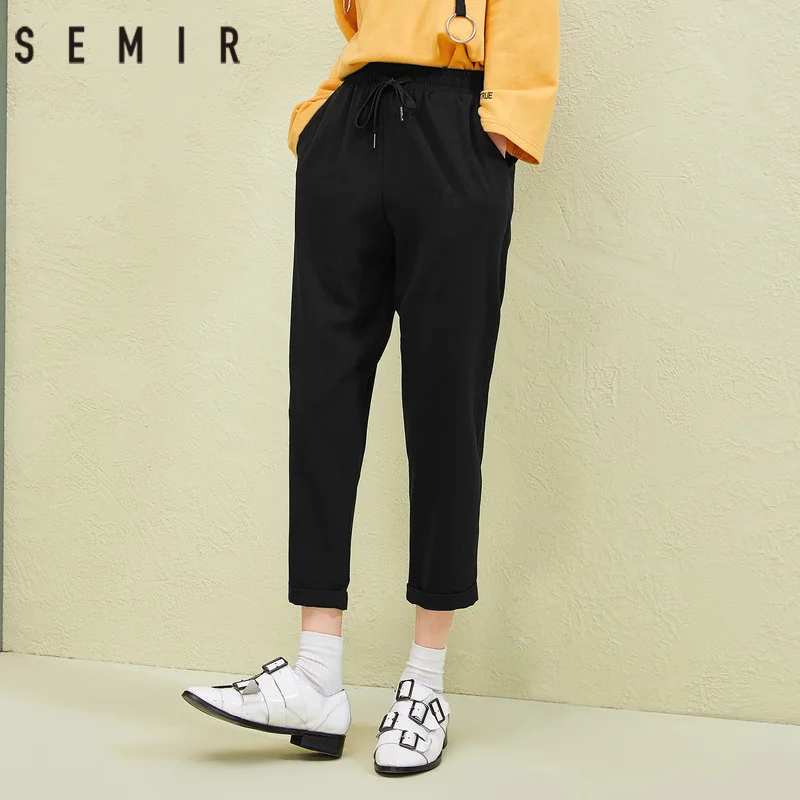 SEMIR брюки до щиколотки новинка весны 2018 женские повседневные спортивные