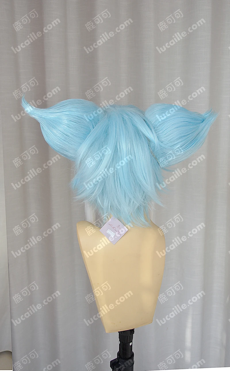 Anime Sword Art Online Asada Shino Sinon Cosplay Wig Short Heat Resistant Synthetic Hair Wigs+ Wig Cap+ Ears