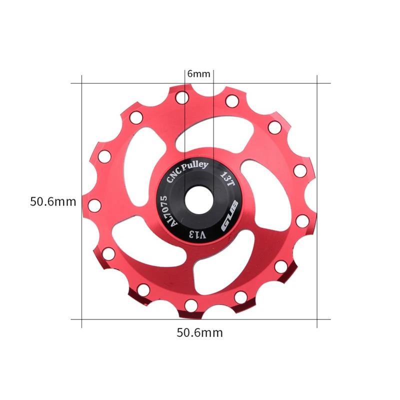 GUB 11, 12, 13, 14 лет MTB задний переключатель передач велосипедный опорное колесо 9/10/11 Скорость шкив AL7075 CNC дорожный велосипед направляющий ролик, 4 мм, 5 мм, 6 мм