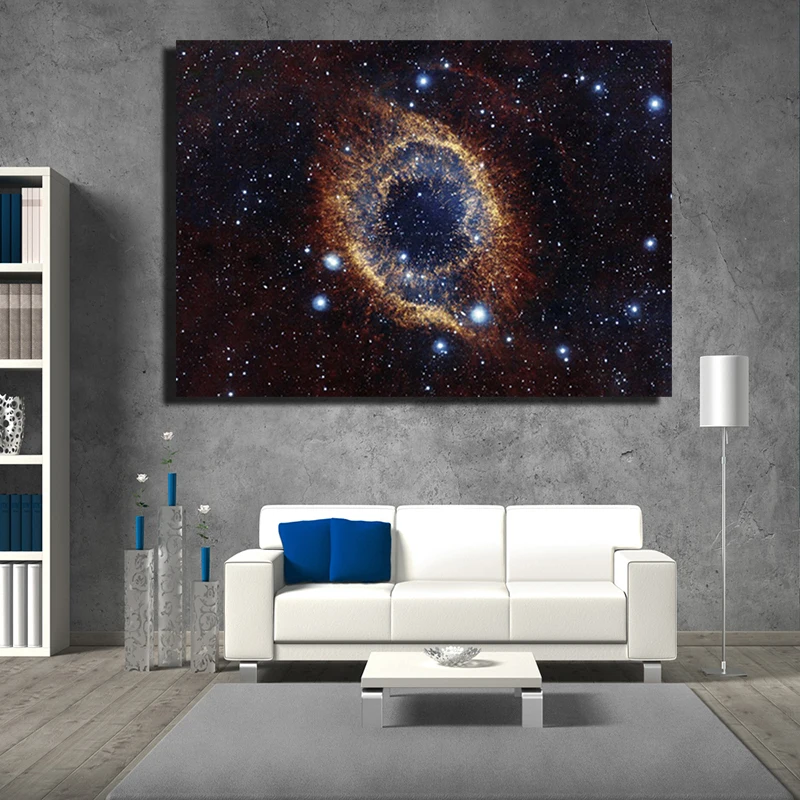 

The eyes of Solon Home Decorative Pictures-Cosmic Nebula Scenery Canvas Paintings-Star Canvas Posters For Living Room Decor