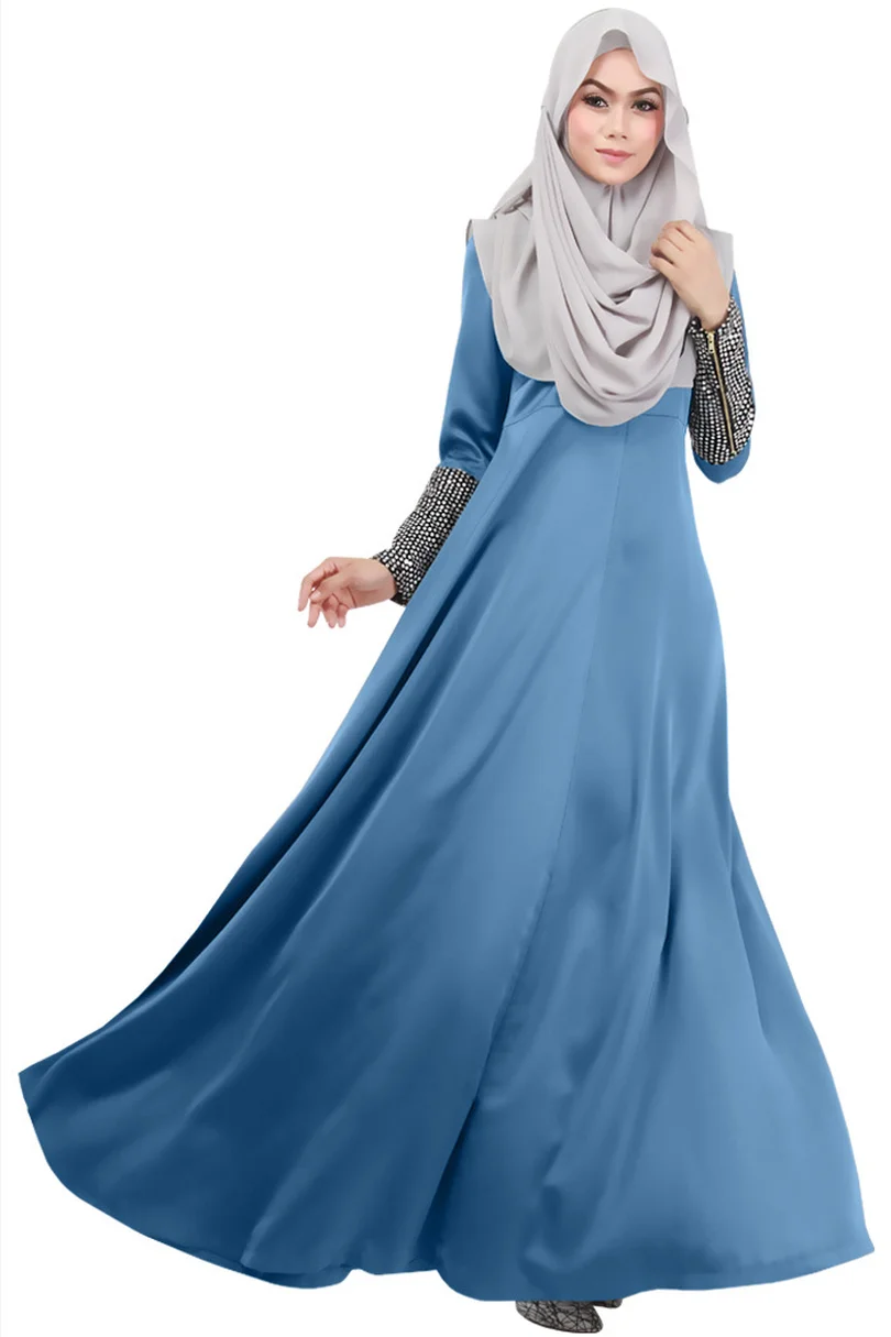 2018 Аппликации Новый джильбаб и абайя Caftan Арабская одежда Турция на Ближнем