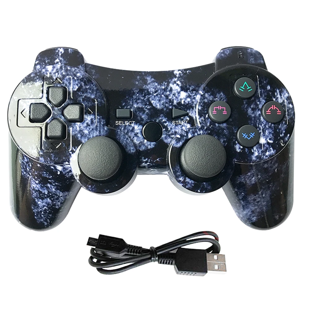 Bluetooth для sony Playstation 3/ps2/pc контроллер беспроводной геймпад джойстик для Playstation 3 SIXAXIS геймпады 12 цветов