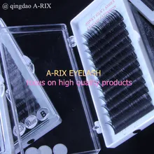 0,18* B 1 шт./лот 9 мм/11мм13мм/15 мм отличное качество Топ косметический мягкий A-RIX норковые шелковые ресницы для наращивания отдельных ресниц