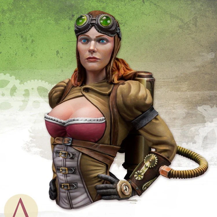 Фигура из смолы 1/12 грудь модель Amelia Steam X161|Наборы для сборки моделей| |