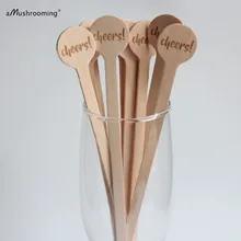Cheers Коктейльные Вечерние мешалки размешиватели напитков на заказ деревянные размешиватели напитков для кафе-бар свадебные коктейльные вечерние украшения