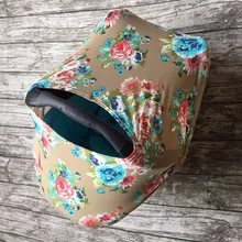 3 в 1, чехол для детского сиденья, искусственный шелк, балдахин на автолюльку foral, покрывало для магазиннной тележки 14x28x27 дюймов