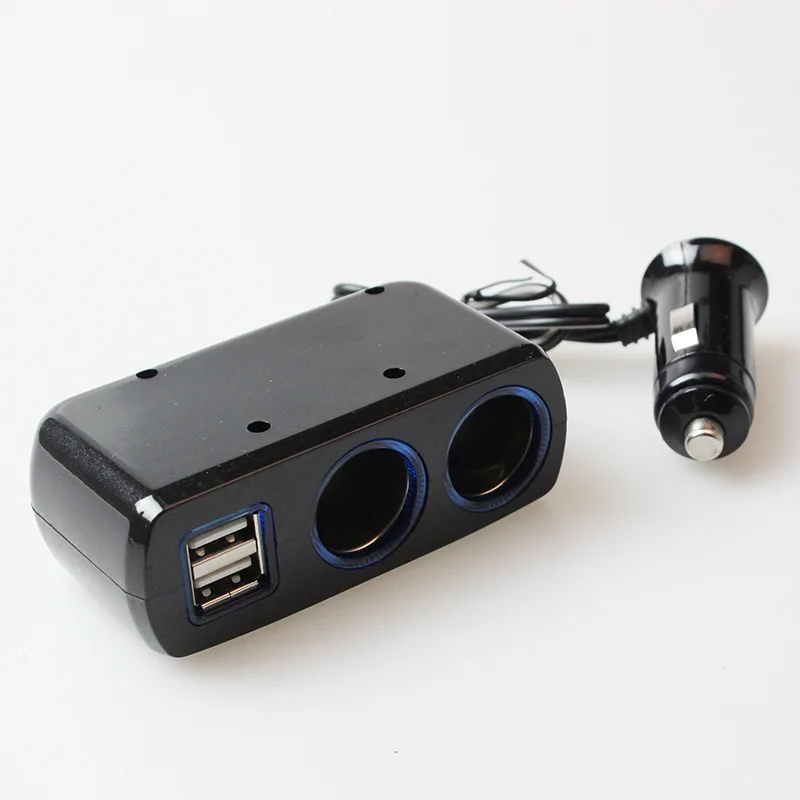 1928A Shun Wei two holes Dual USB Car Charger one point car charger with LED distributor |
