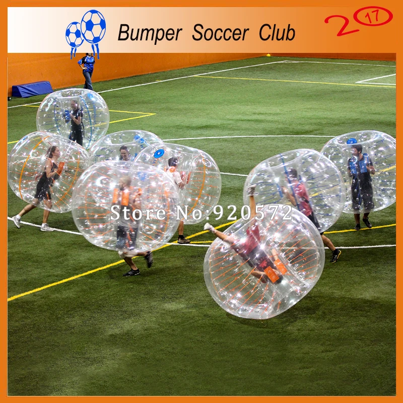 Free shipping Factory price 1 0mm TPU Inflatable 1 2m Bubble Soccer Human Hamster Ball Inflatable
