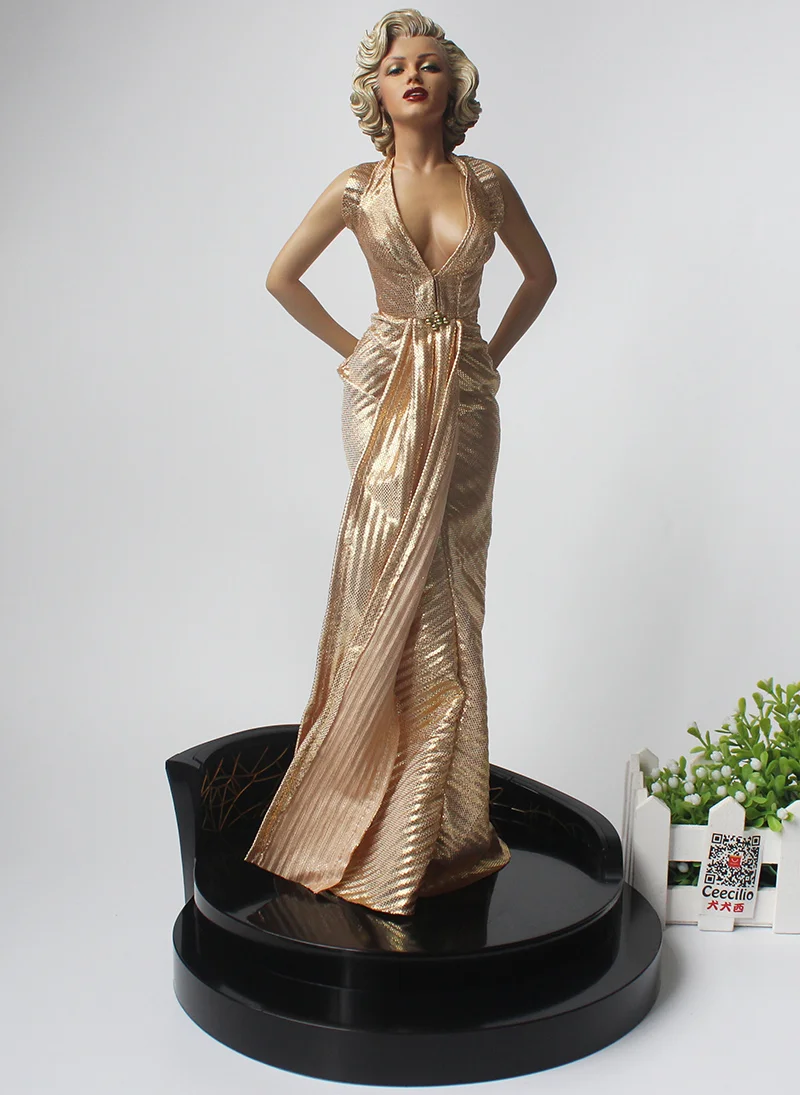 Hot 1/4 Scale 40cm Sexy Marilyn Monroe Collectors Action Sexy model Figure Toys Christmas Gift Doll In Retail Box