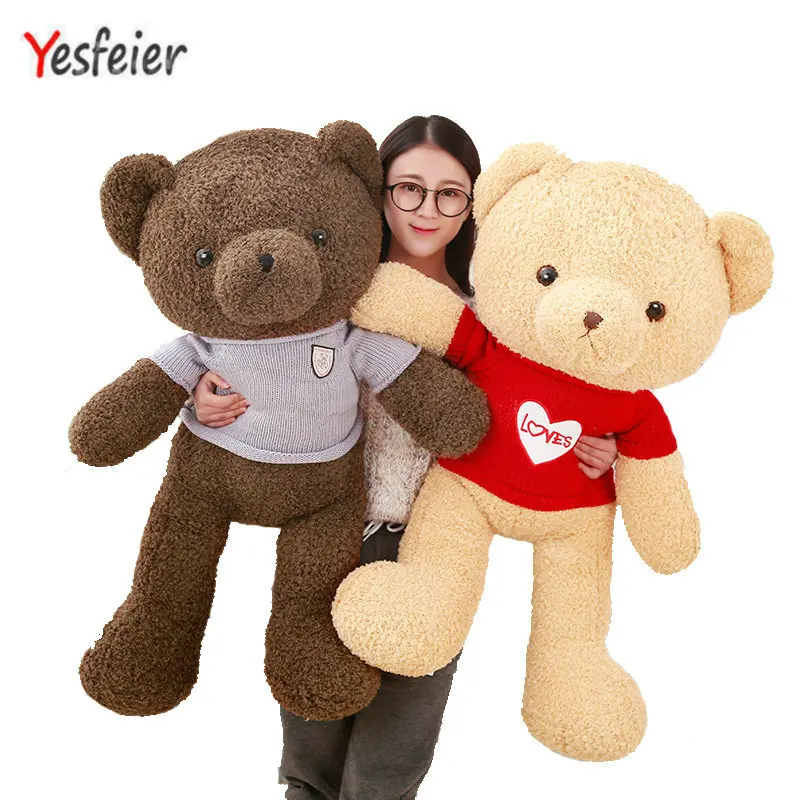 30 90 см милые плюшевые животные мягкие игрушки Мишки Тедди украшение для детской