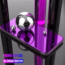 Зеркальный флип-чехол для samsung Galaxy S10 S9 S8 Lite J2 J3 J4 J5 J6 J7 Duo Pro Plus Prime Core Smart Clear View