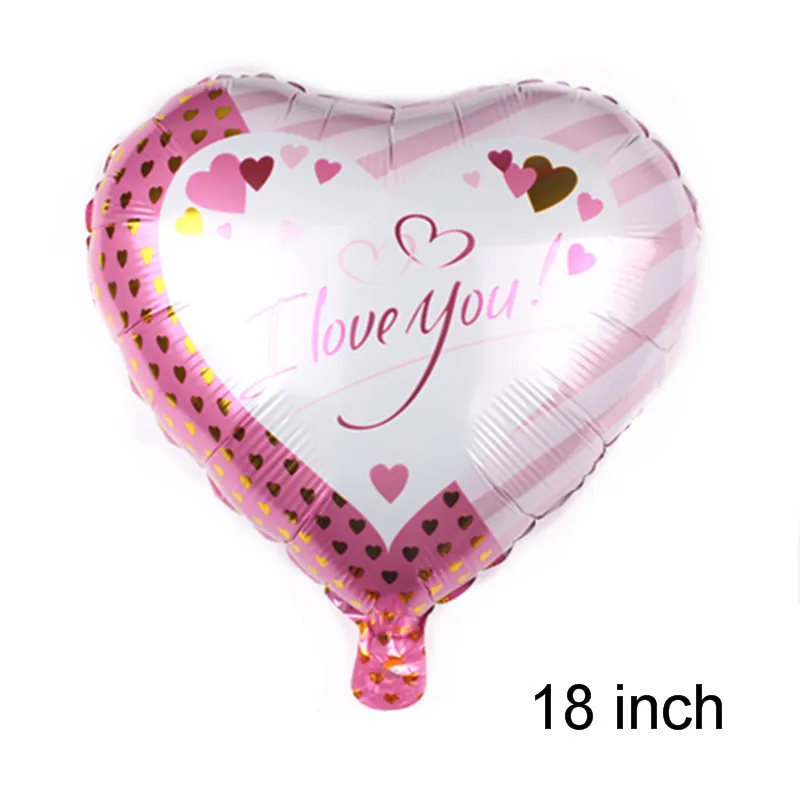 Свадебные шары с большим сердцем, фольгированный баллон гелия на День святого Валентина, День рождения, день рождения - Цвет: heart 9