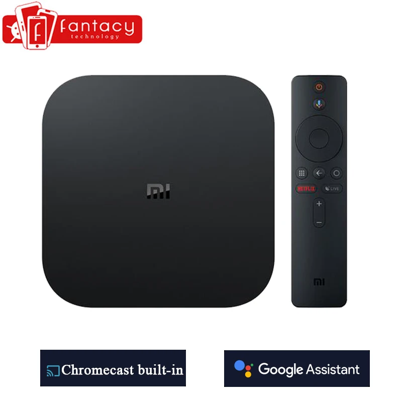 Глобальная ТВ приставка Xiaomi Mi S 4K HDR Android TV 8 1 Ultra HD 2G 8G WIFI Google Cast Netflix iptv