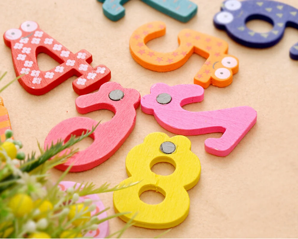 Math Toys Learning & Education 0-9 numbers with Magnetic Wooden Number Math Set for Kids Children Preschool Home school gift Math Toys Learning & Education 0-9 numbers with Magnetic Wooden Number Math Set for Kids Children Preschool Home school gift