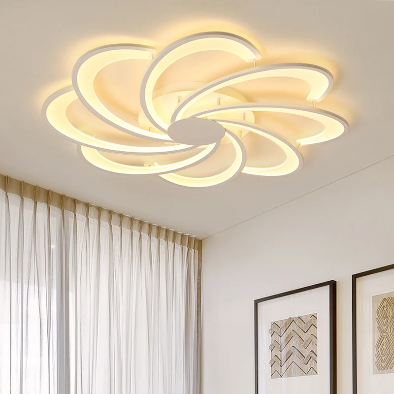 Creative Flowers led ceiling lights for living room lights bed room home lighting led lamp lampara
