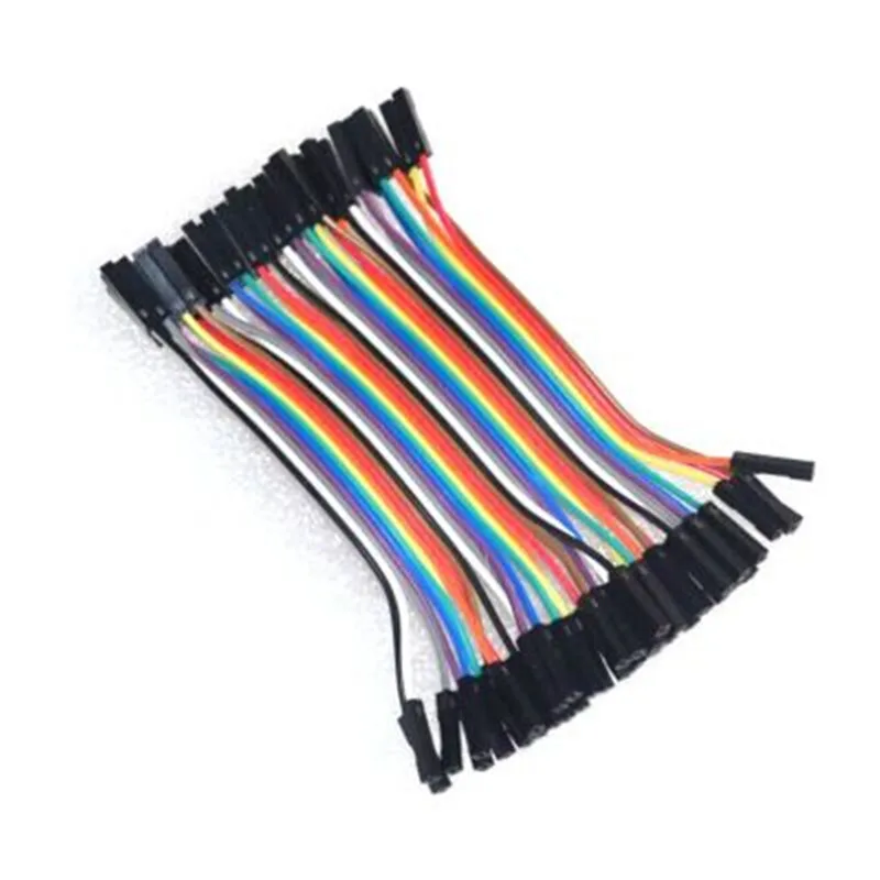 

40pcs/lot 10cm 2.54mm 1pin Female to Female jumper wire Dupont cable