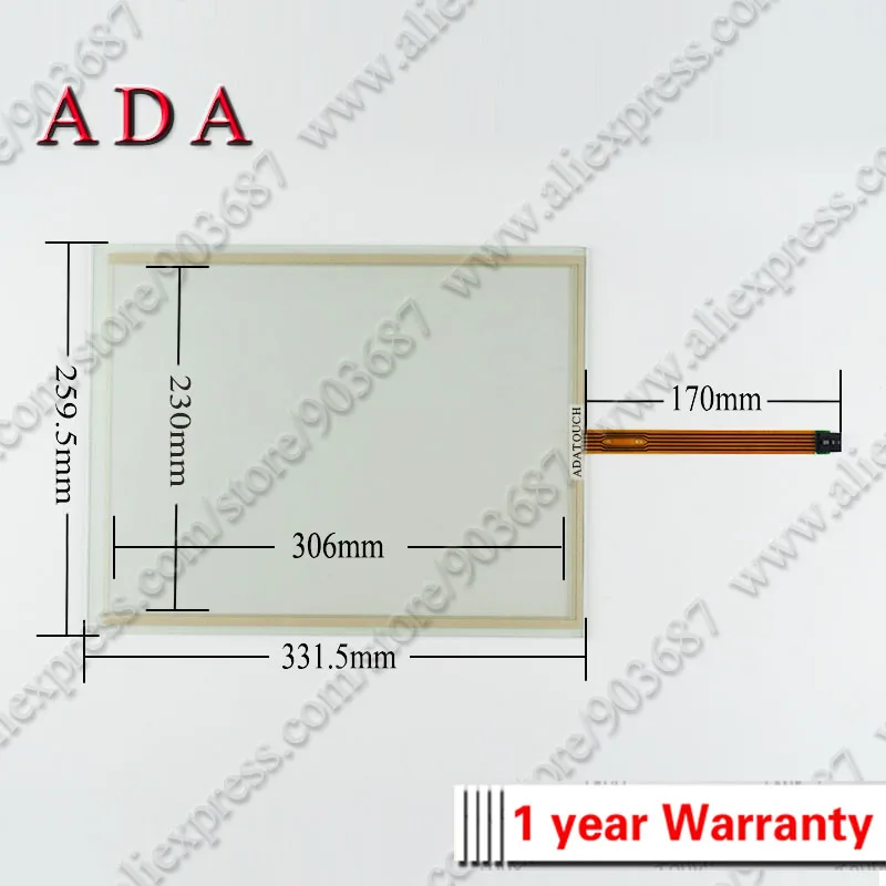 Новый дигитайзер панели сенсорного экрана для 6AV7764 0AA01 0AT0 OEM ПК 870 дюйма Сенсорная