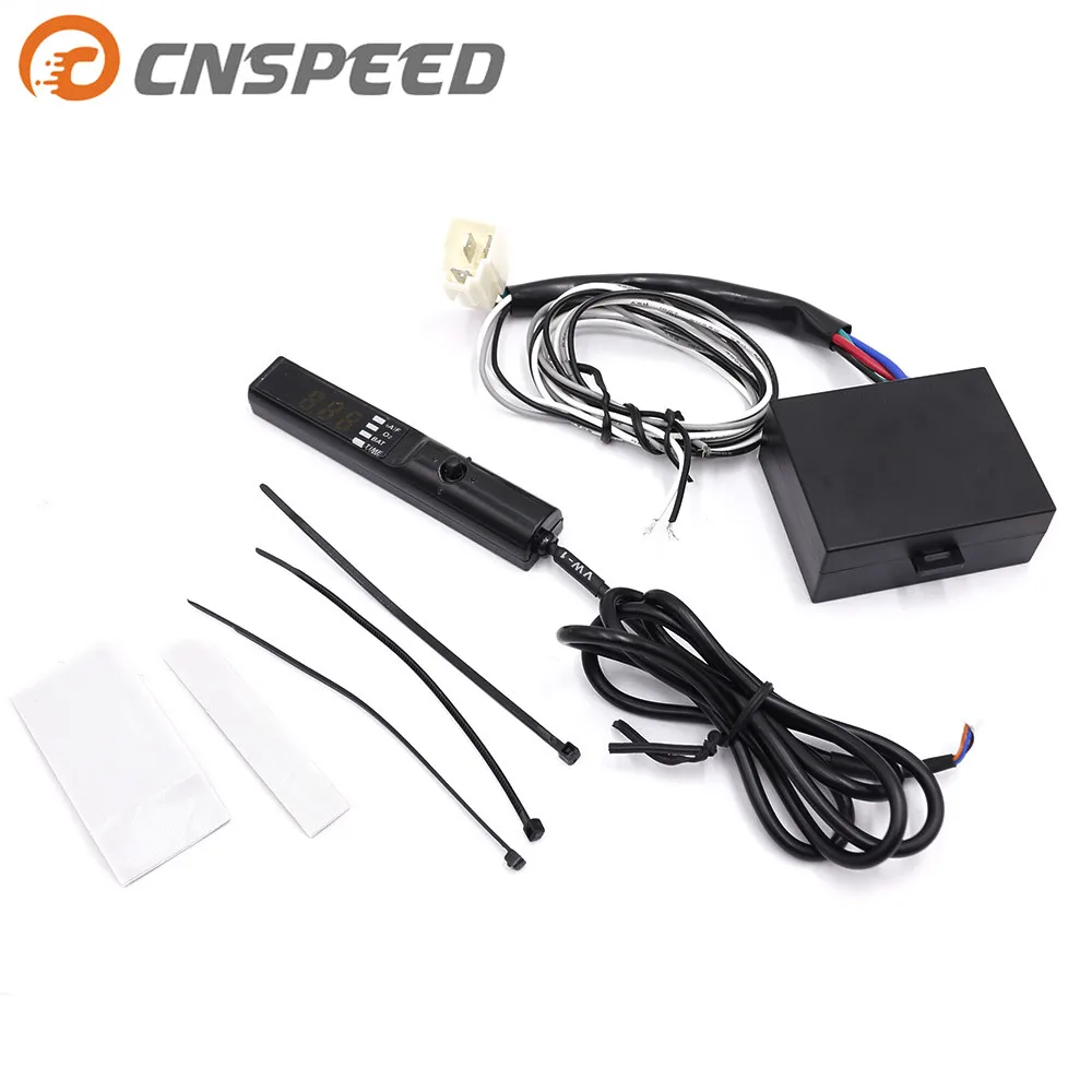 

CNSPEED Turbo Timer Universal Car Turbo Timer Black Color Red/blue/white Led Digital Display Turbo Timer YC100533