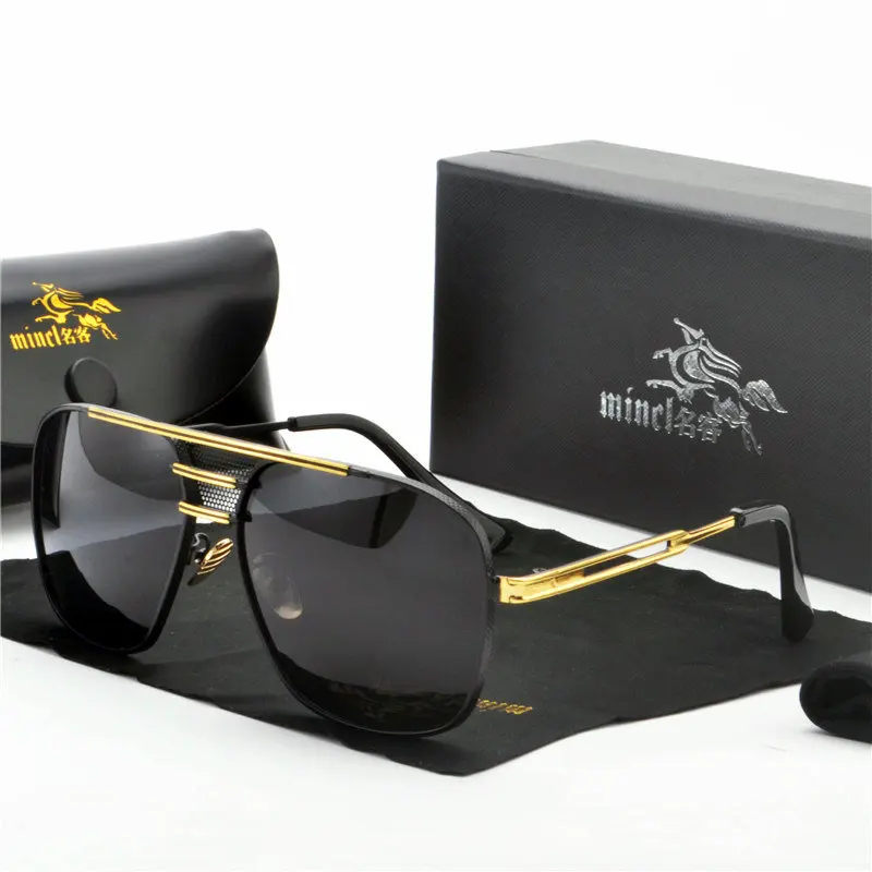 

Polarized Sunglasses Men Women Square Frame Sun Glasses Male Goggle Fashion Brand Designer Driving goggles with box FML