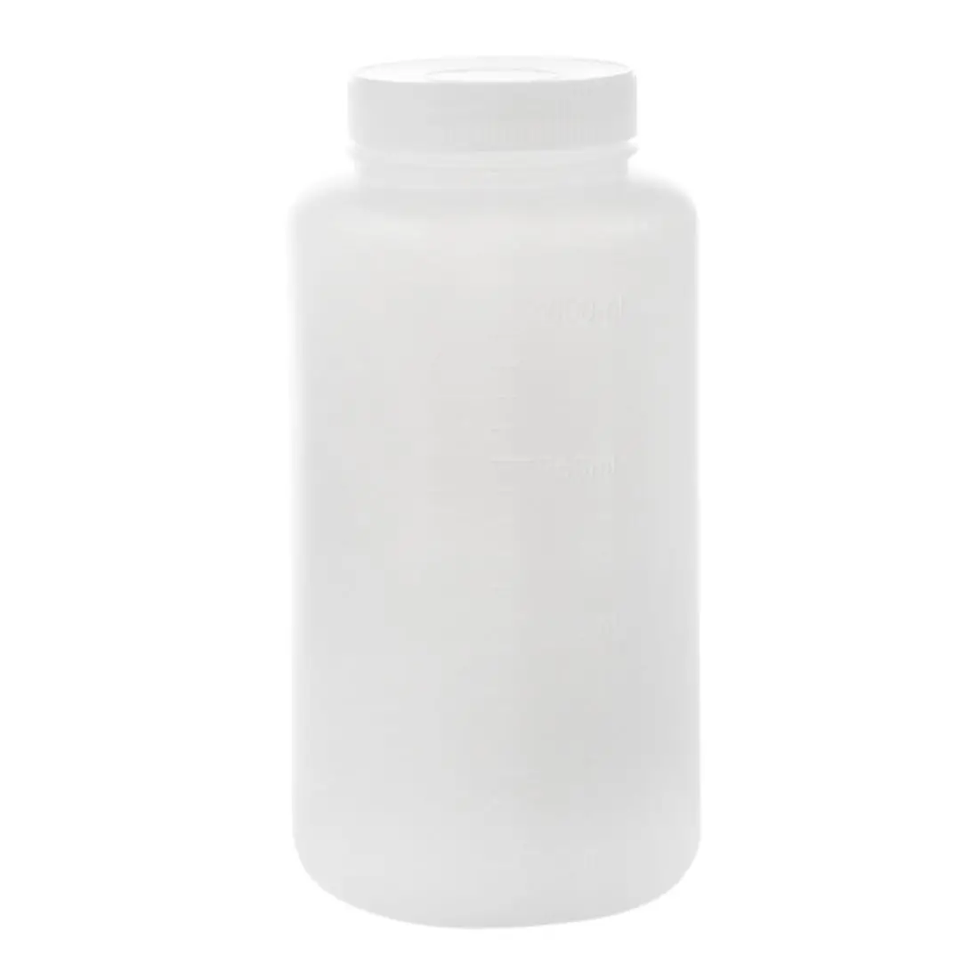 1000 мл Clear белый лаборатории двойной Кепки герметичные Пластик Widemouth бутылка