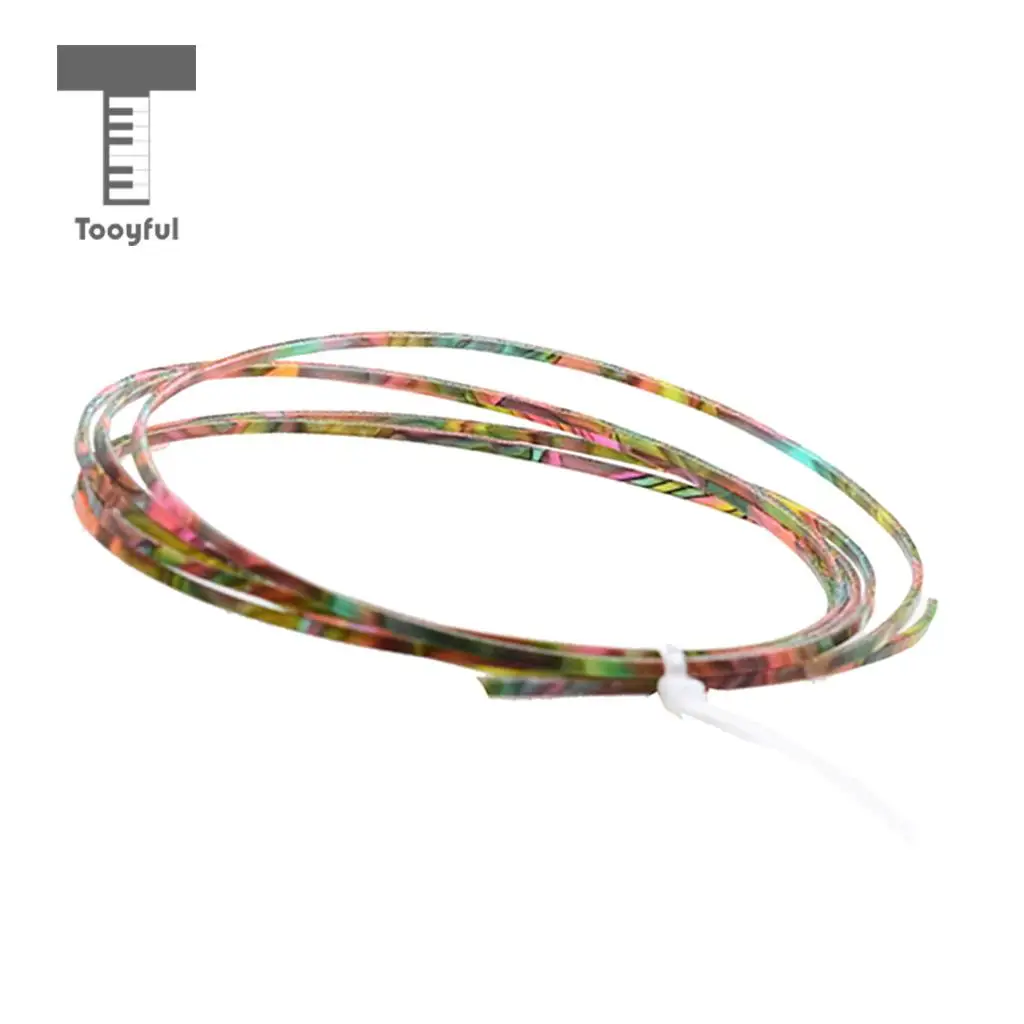 Tooyful Celluloid Guitar Binding Purfling Strip for Guitar Body Project Supplies