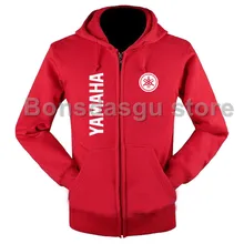 

Yamaha Logo zipper Hoodie 100% Sweatshirt for women and men
