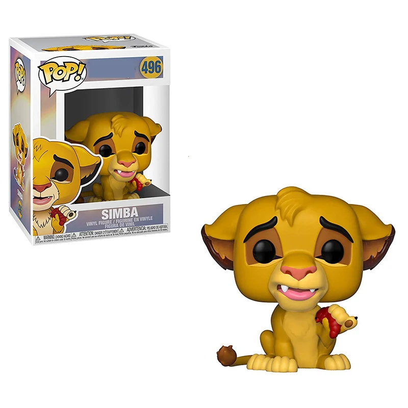 

FUNKO POP New Arrival The Lion King Simba 496 # Action Figures Model Toys for Children Christmas Gift