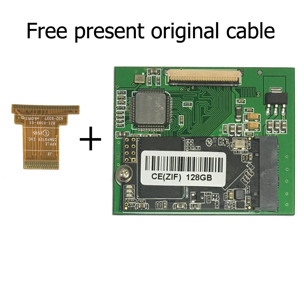 Cena 128GB 256GB 512GB SSD dla Ipod classic 7Gen Ipod wideo 5. Wymień MK3008GAH MK6008GAH MK801GAH MK1634GAL Ipod HDD dysk twardy