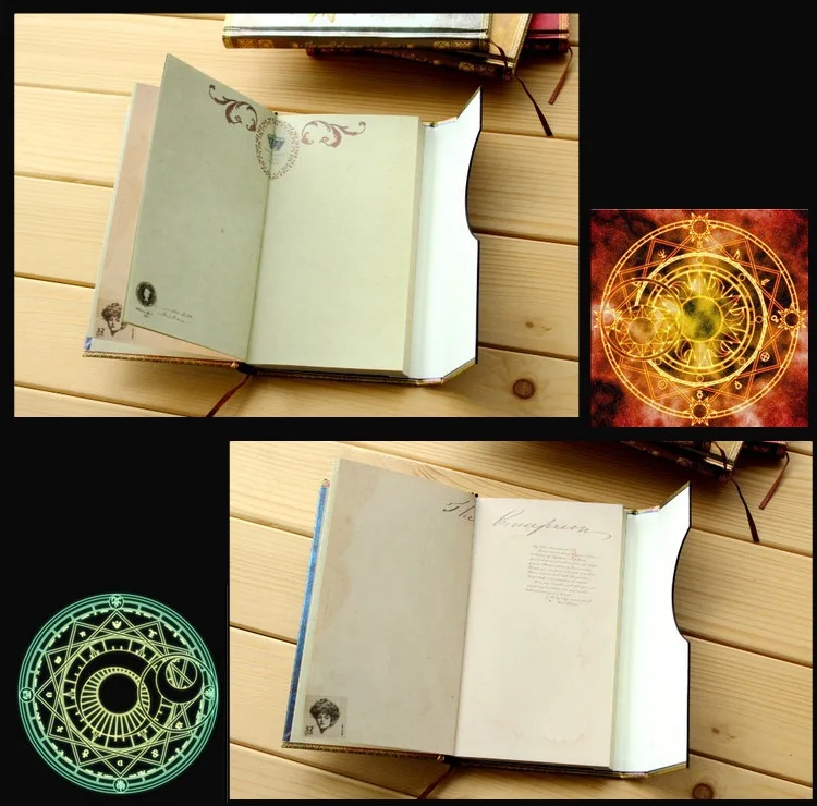 Креативный Jingu волшебный блокнот с магнитной пряжкой, дневник, винтажный личный блокнот-органайзер, милый планировщик, журнал для путешествий