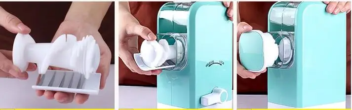  Manual Mixer Stainless Steel Blade High Quality Multi-function Meat Grinder Rotary Machine Kitchen  - 32918161130