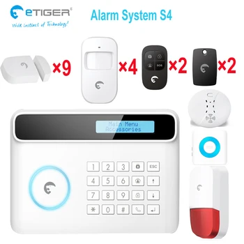 

Arming&disarming 10s delay wireless home alarm from shenzhen China cheap factory alarm system for home