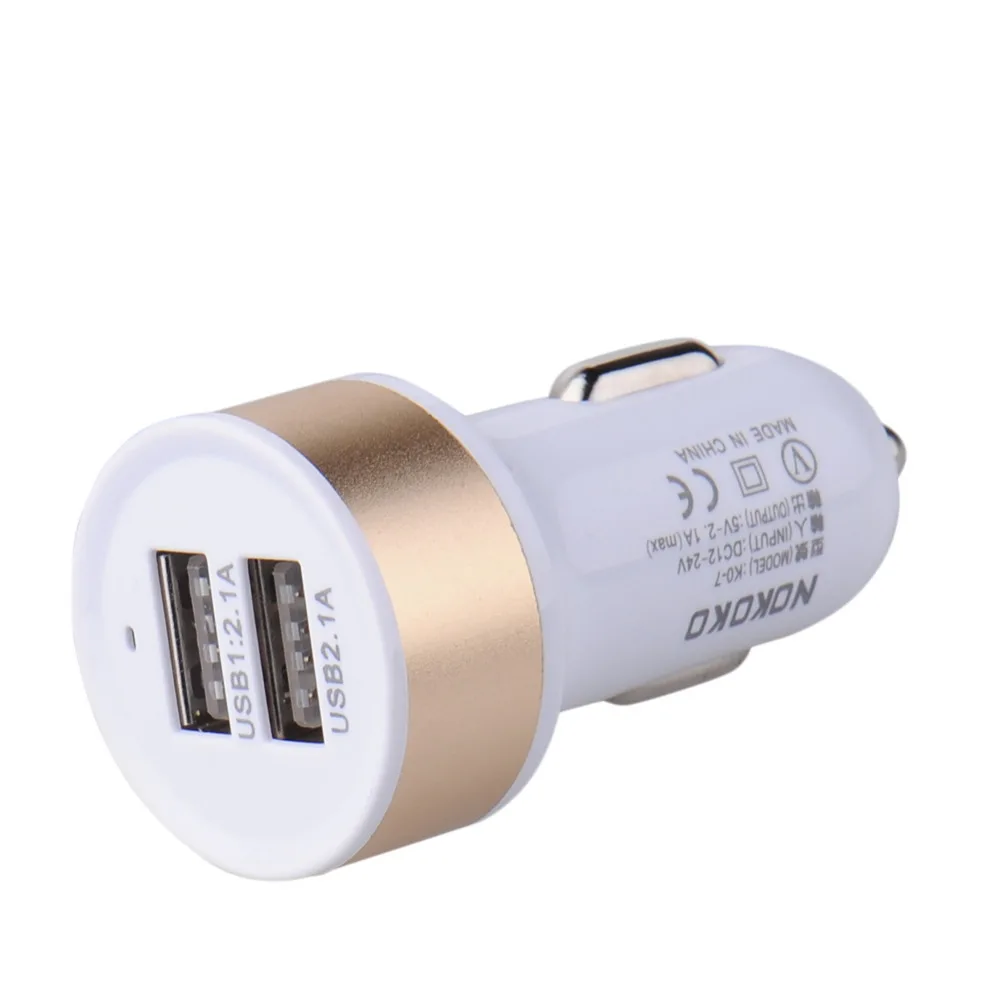 Автомобильное зарядное устройство с двумя usb портами 5 в 2 1 А автомобильное