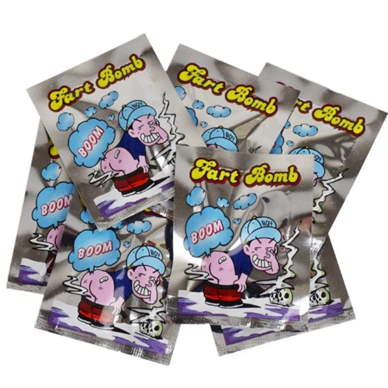

20Pcs Stink Bag Funny Fart Bomb Bags Stink Bomb Smelly Gags Practical Jokes Fool Toy Fool'S Day Tricky Toys